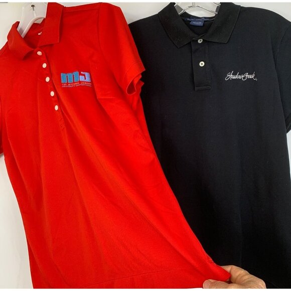 Lot of 2 Womens Golf Polo Largs Tops Nike Jordan Ralph Lauren EUC 8845 - Picture 9 of 10